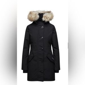 Authentic Women’s canada goose rossclair parka black label